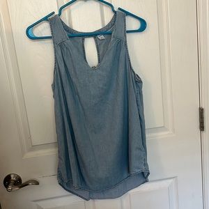 Old Navy Chambray tank top